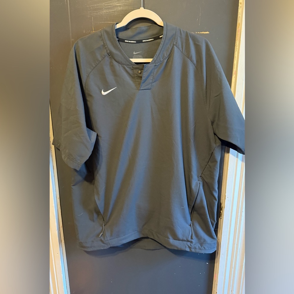 Nike Men's Casual Navy Button Down Shirt